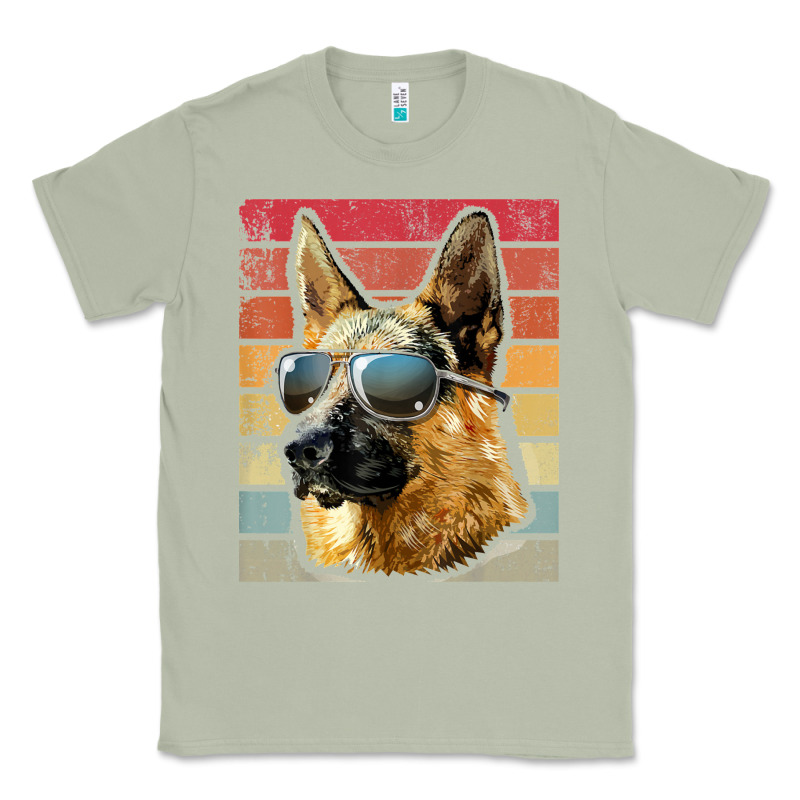 Retro Vintage German Shepherd German Shepherd Dog Gift Classic Tee by linhVisuals | Teevron