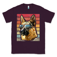 Plum retro vintage german shepherd german shepherd dog gift Classic Tee - linhVisuals