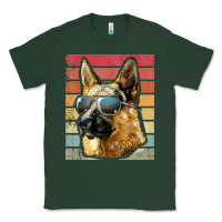 Sports Green retro vintage german shepherd german shepherd dog gift Classic Tee - linhVisuals