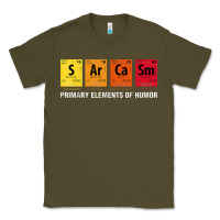 Army Green sarcasm elements of humor periodic table graphic Classic Tee - linhVisuals