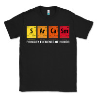Black sarcasm elements of humor periodic table graphic Classic Tee - linhVisuals