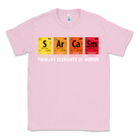 Bubblegum Pink sarcasm elements of humor periodic table graphic Classic Tee - linhVisuals