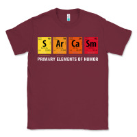 Burgundy sarcasm elements of humor periodic table graphic Classic Tee - linhVisuals
