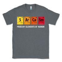 Charcoal Heather sarcasm elements of humor periodic table graphic Classic Tee - linhVisuals