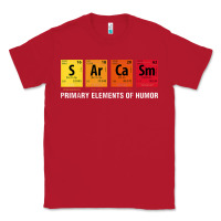 Red sarcasm elements of humor periodic table graphic Classic Tee - linhVisuals
