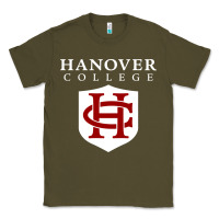 Army Green hanover college Classic Tee - linhVisuals
