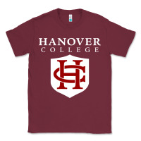Burgundy hanover college Classic Tee - linhVisuals
