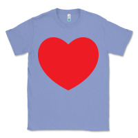 Colony Blue big heart Classic Tee - linhVisuals