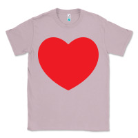 Lilac big heart Classic Tee - linhVisuals