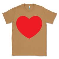 Toasted Coconut big heart Classic Tee - linhVisuals
