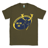 Army Green munster rugby Classic Tee - linhVisuals