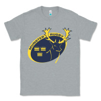 Heather Grey munster rugby Classic Tee - linhVisuals