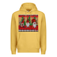 Antique Gold Christmas gnomes Premium Hoodie - BarkalooDesign