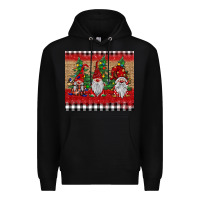 Black Christmas gnomes Premium Hoodie - BarkalooDesign