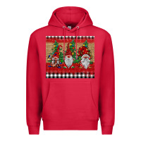 Cardinal Christmas gnomes Premium Hoodie - BarkalooDesign