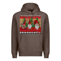 Coffee Christmas gnomes Premium Hoodie - BarkalooDesign