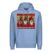 Colony Blue Christmas gnomes Premium Hoodie - BarkalooDesign