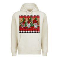 Oatmeal Heather Christmas gnomes Premium Hoodie - BarkalooDesign
