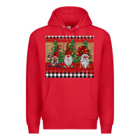 Red Christmas gnomes Premium Hoodie - BarkalooDesign