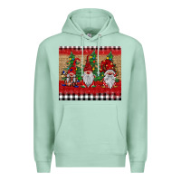 Seafoam Christmas gnomes Premium Hoodie - BarkalooDesign