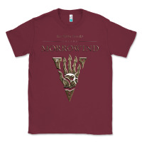 Burgundy morrowind Classic Tee - linhVisuals
