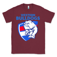 Burgundy western bulldogs Classic Tee - linhVisuals