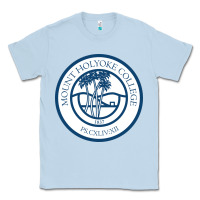 Dusty Blue mount holyoke college Classic Tee - linhVisuals