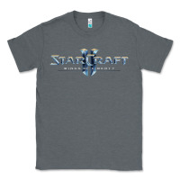 Charcoal Heather starcraft Classic Tee - linhVisuals