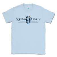 Dusty Blue starcraft Classic Tee - linhVisuals