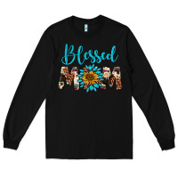 Black blessed mom Long Sleeve Tee - Artiststas