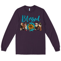 Plum blessed mom Long Sleeve Tee - Artiststas