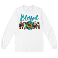 White blessed mom Long Sleeve Tee - Artiststas