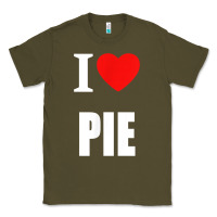 Army Green retro vintage classic i love pie for pie lovers cooks chefs t shirt Classic Tee - linhVisuals