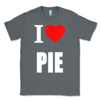 Charcoal Heather retro vintage classic i love pie for pie lovers cooks chefs t shirt Classic Tee - linhVisuals