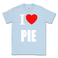 Dusty Blue retro vintage classic i love pie for pie lovers cooks chefs t shirt Classic Tee - linhVisuals
