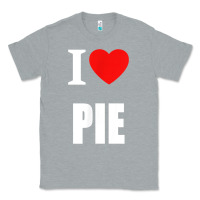 Heather Grey retro vintage classic i love pie for pie lovers cooks chefs t shirt Classic Tee - linhVisuals