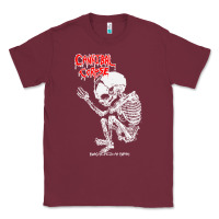 Burgundy butchered at birth Classic Tee - linhVisuals