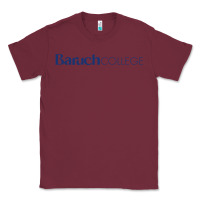 Burgundy Baruch College Classic Tee - linhVisuals