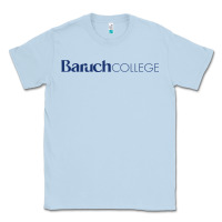 Dusty Blue Baruch College Classic Tee - linhVisuals