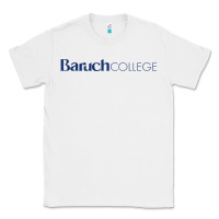 White Baruch College Classic Tee - linhVisuals