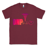 Burgundy dnp doctor of nursing practice heartbeat color rn nurse Classic Tee - linhVisuals