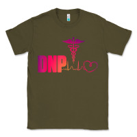 Army Green dnp doctor of nursing practice heartbeat color rn nurse Classic Tee - linhVisuals