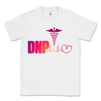 White dnp doctor of nursing practice heartbeat color rn nurse Classic Tee - linhVisuals