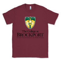 Burgundy SUNY Brockport College Classic Tee - linhVisuals