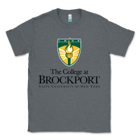 Charcoal Heather SUNY Brockport College Classic Tee - linhVisuals