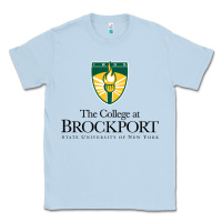 Dusty Blue SUNY Brockport College Classic Tee - linhVisuals