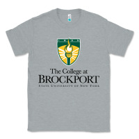 Heather Grey SUNY Brockport College Classic Tee - linhVisuals
