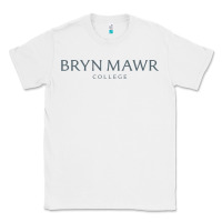 White Bryn Mawr College Classic Tee - linhVisuals