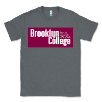 Charcoal Heather Brooklyn College Classic Tee - linhVisuals