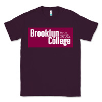 Plum Brooklyn College Classic Tee - linhVisuals